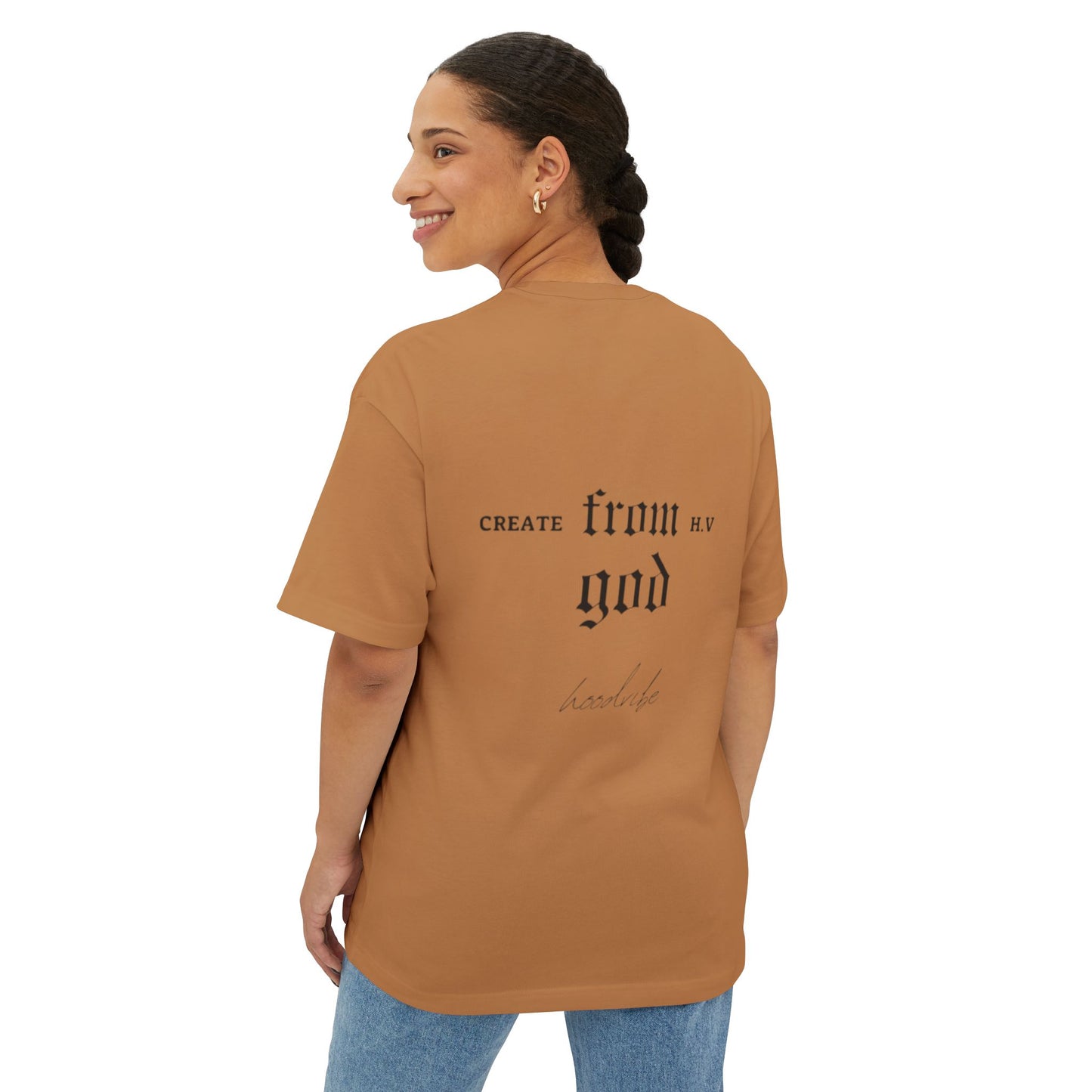 Unisex Oversized Boxy Tee - Comfortable, Casual Wear, Spiritual Style, Perfect for Everyday & Gifts
