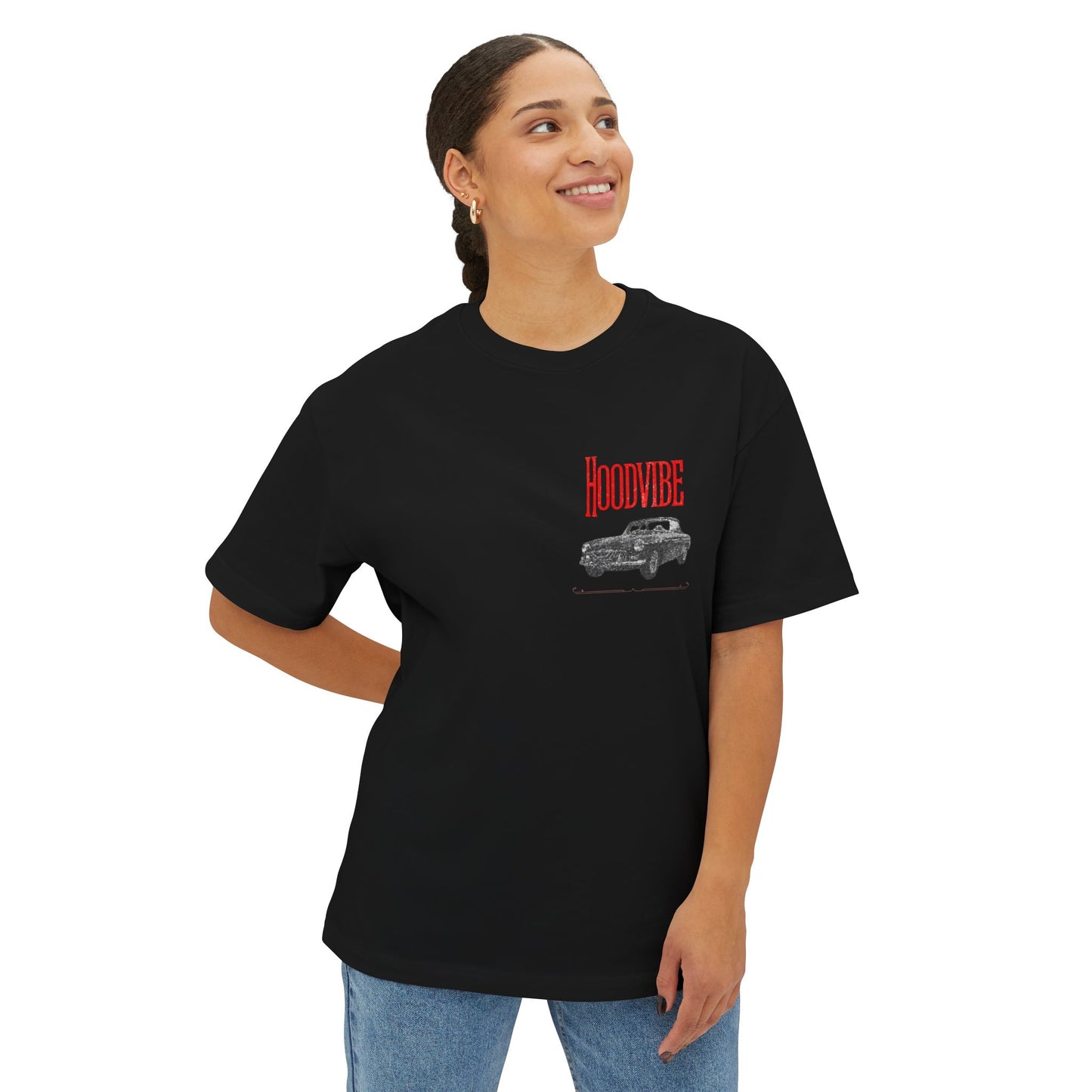 Relaxed Vintage Car Tee, Unisex Boxy T-Shirt, Casual Streetwear, Gift for Car Lovers, Summer Essential, Retro Vibe Clothing