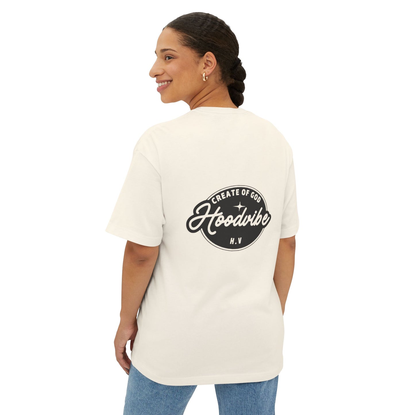 Unisex Oversized Boxy Tee - Create of God Hoodvibe Graphic Tee