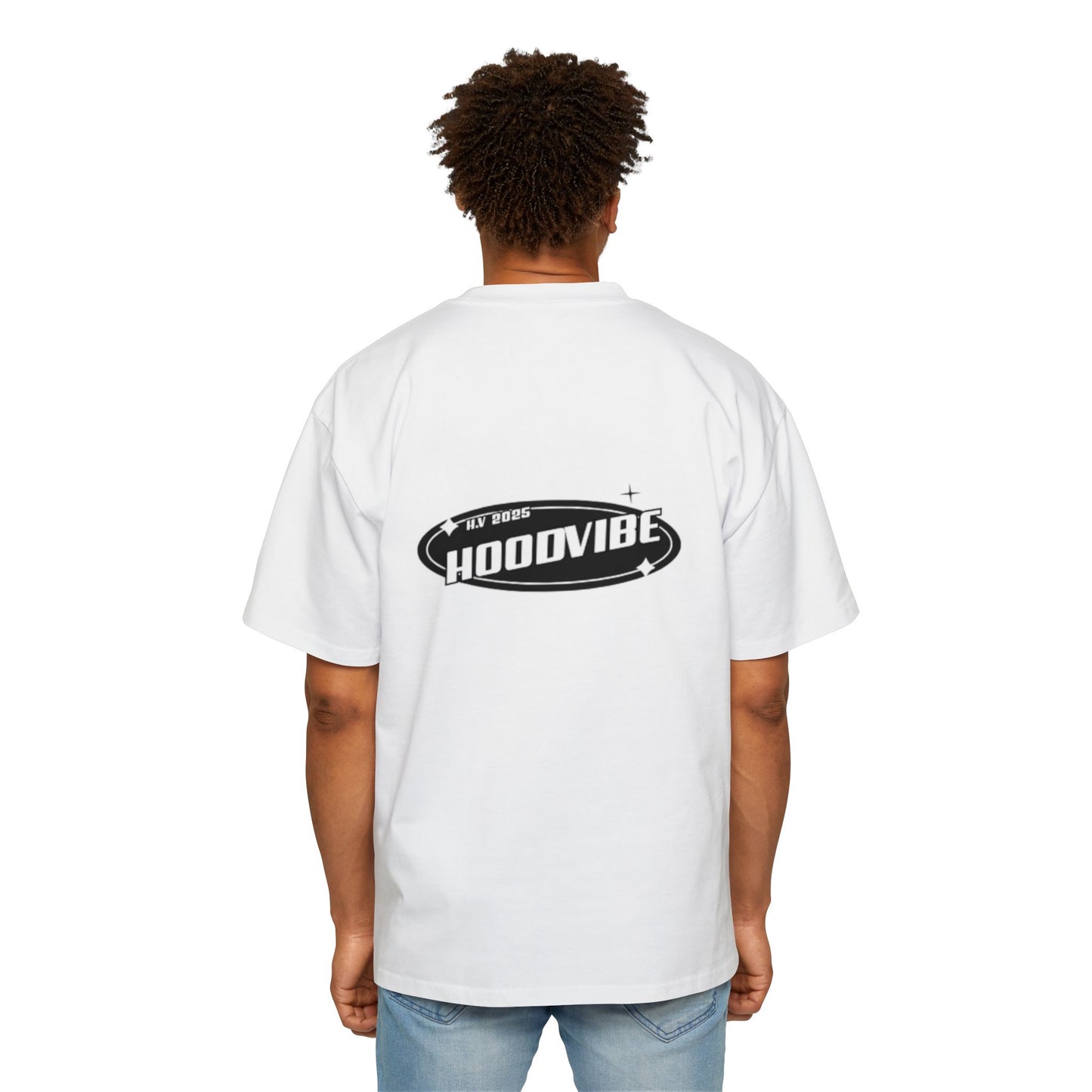 Men's Heavy Oversized Tee - Hoodvibe Graphic Tee for Casual Style