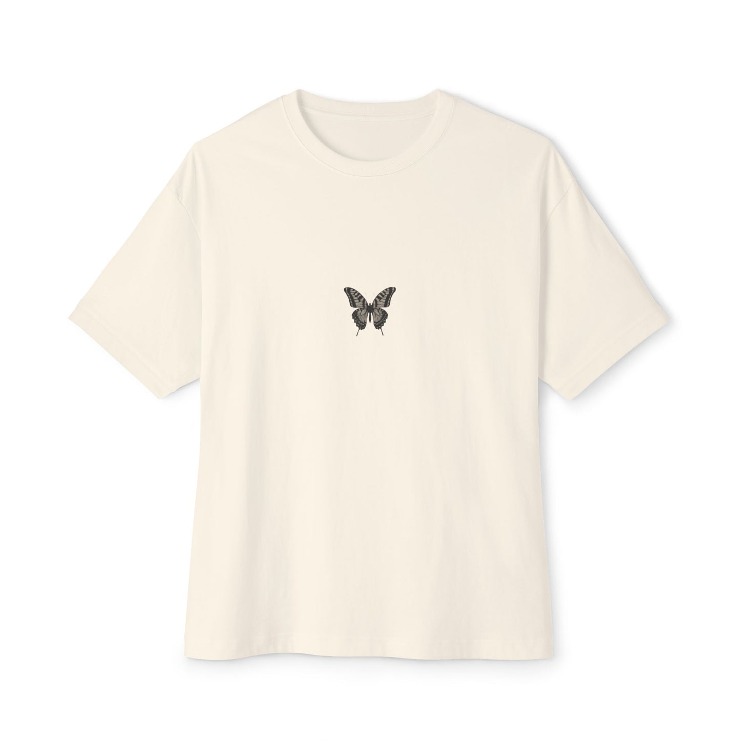 Oversized Butterfly Tee - Unisex Boxy Shirt with Hoodvibe Design