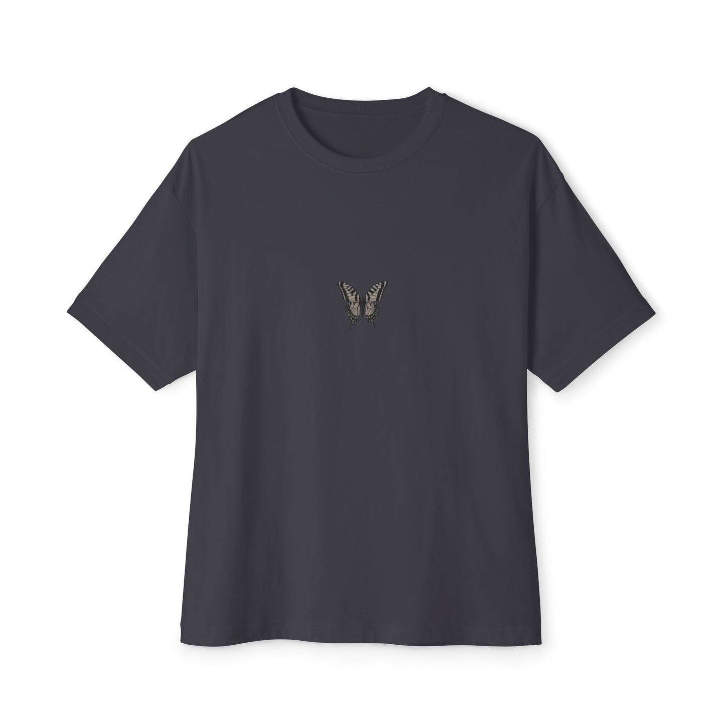 Oversized Butterfly Tee - Unisex Boxy Shirt with Hoodvibe Design