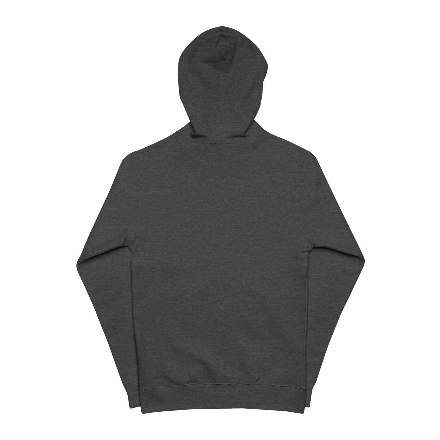 Unisex Fleece Zip Up Hoodie - 'Home is Where the Heart Is' Design