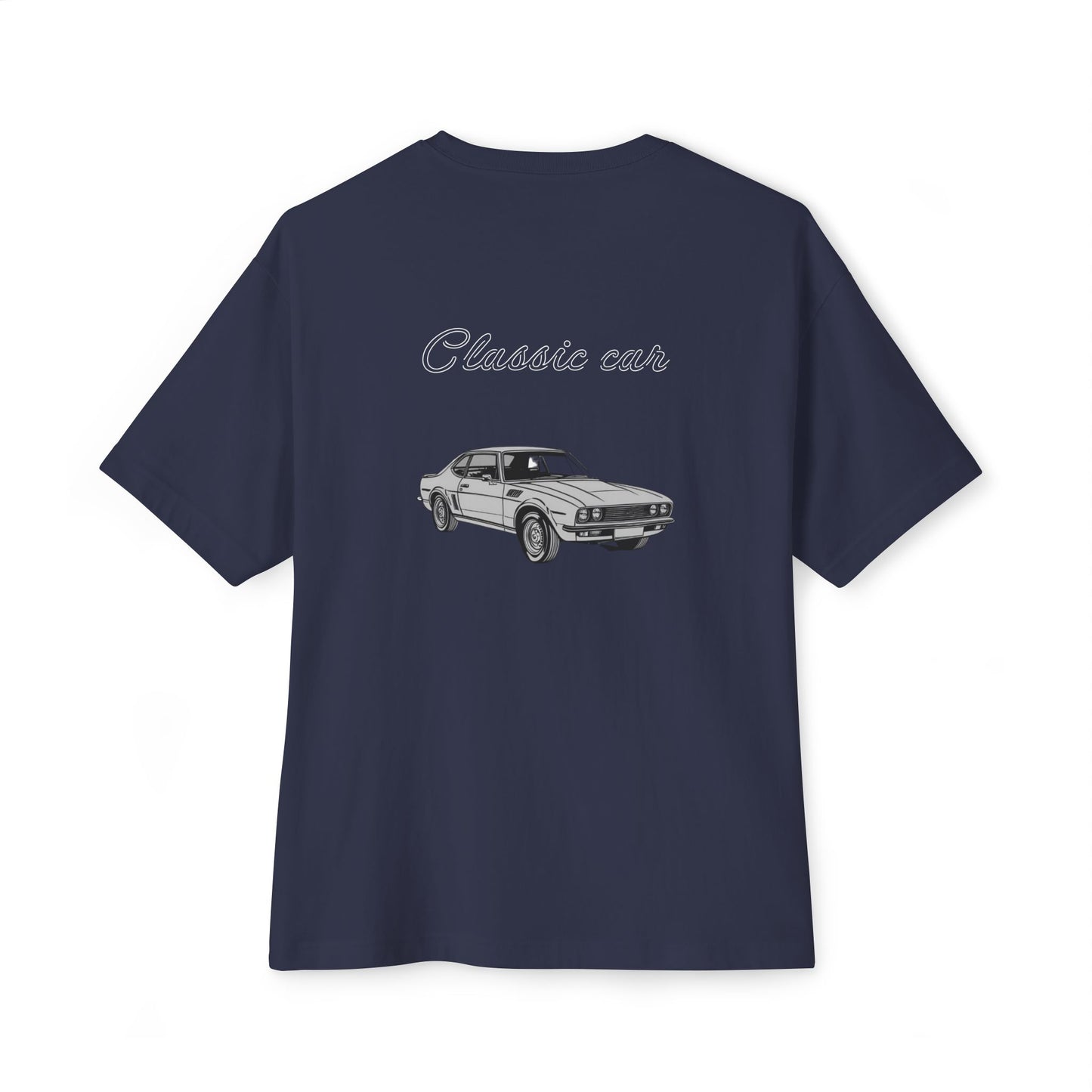 Vintage Car Graphic Unisex Oversized Boxy Tee