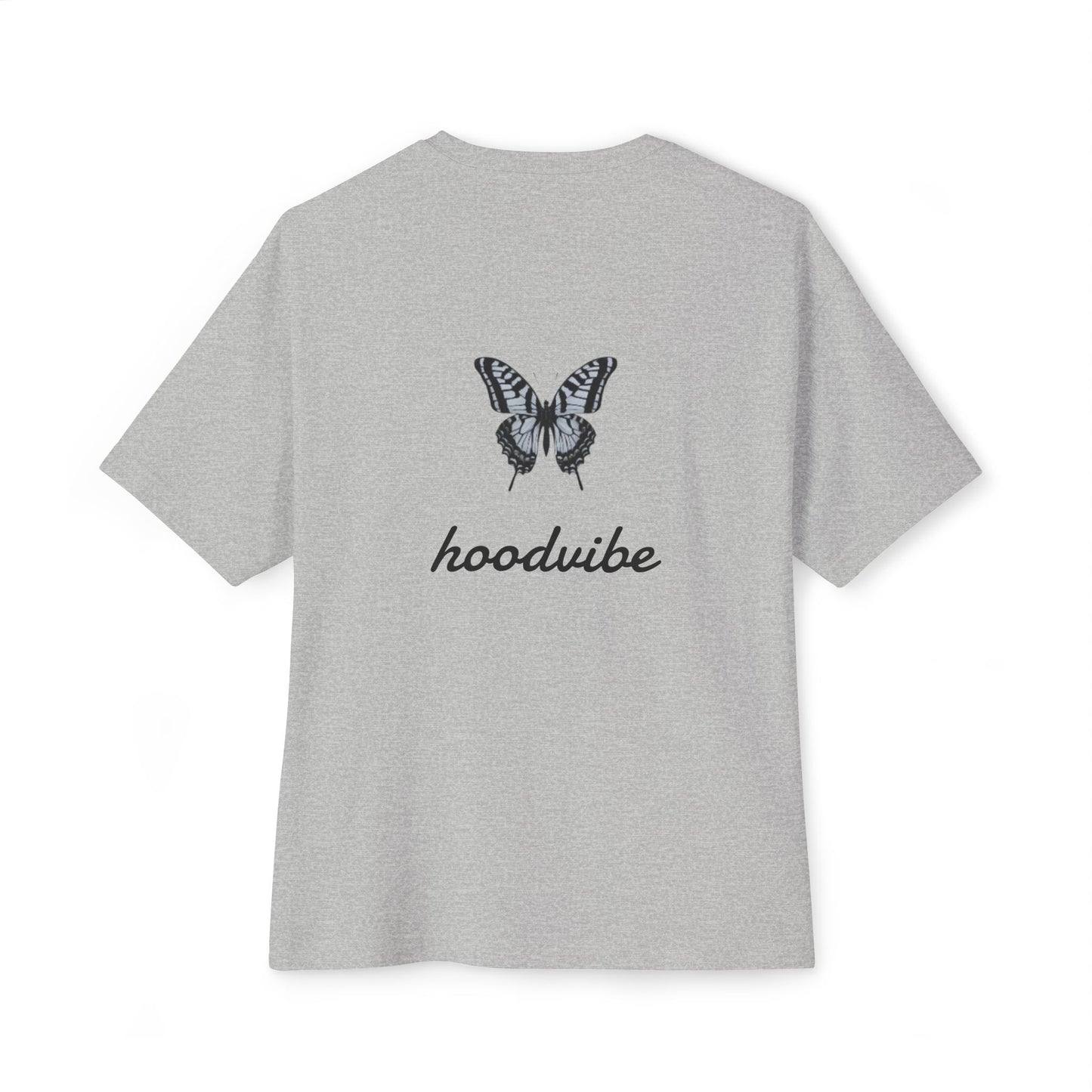 Unisex Oversized Butterfly Tee - Relaxed Fit Graphic T-Shirt for Casual Wear