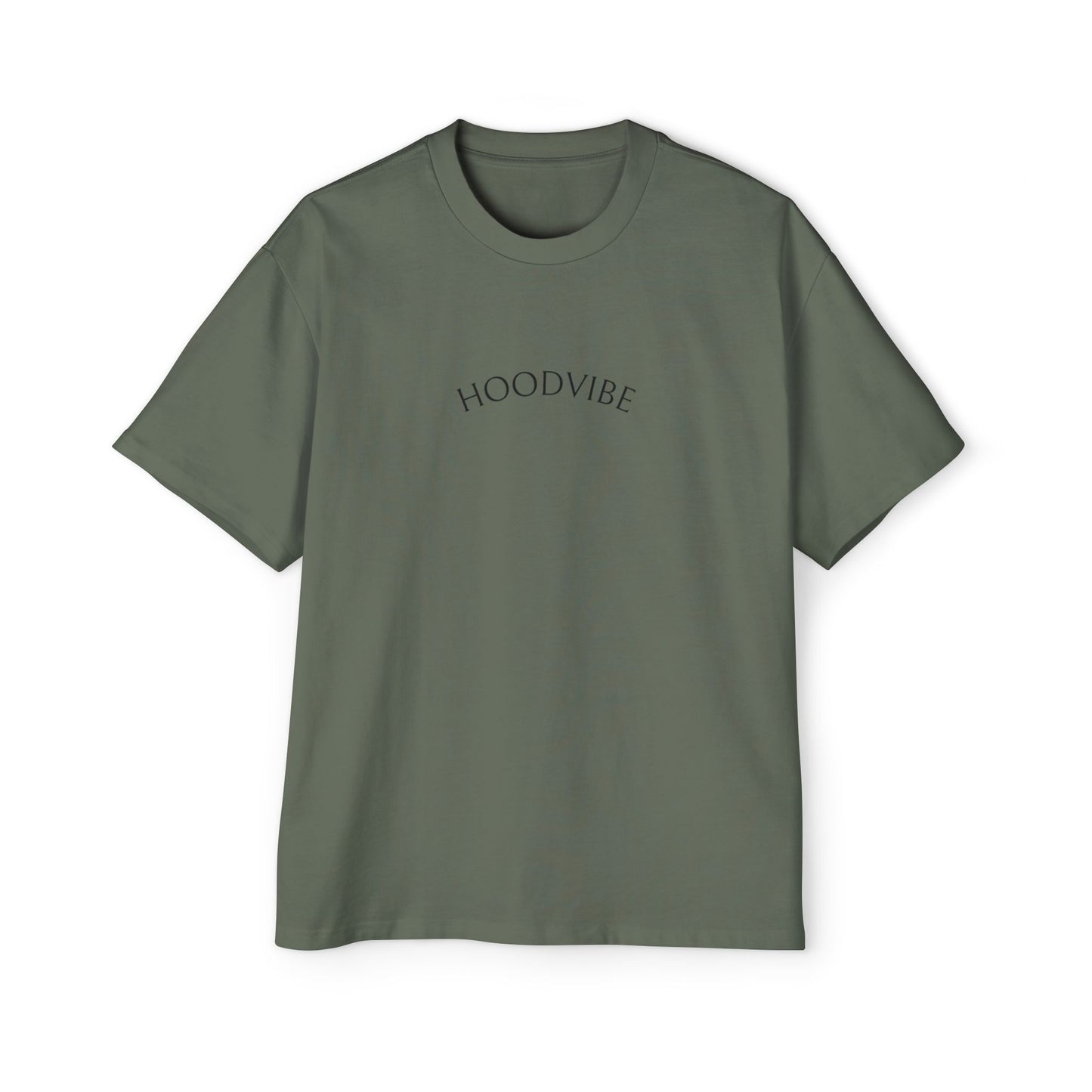 Hoodvibe Men's Heavy Oversized Tee - Inspirational Statement Shirt