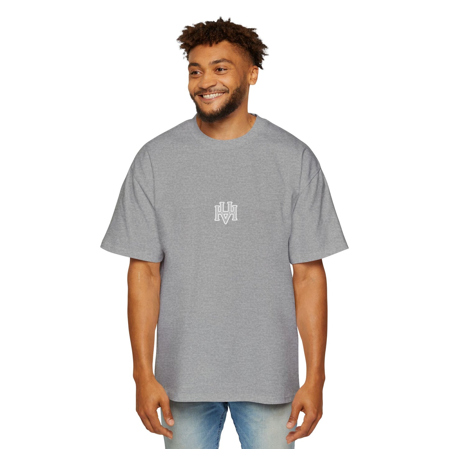 Men's Oversized Tee - Good Vibes Only Cupid Graphic Tee