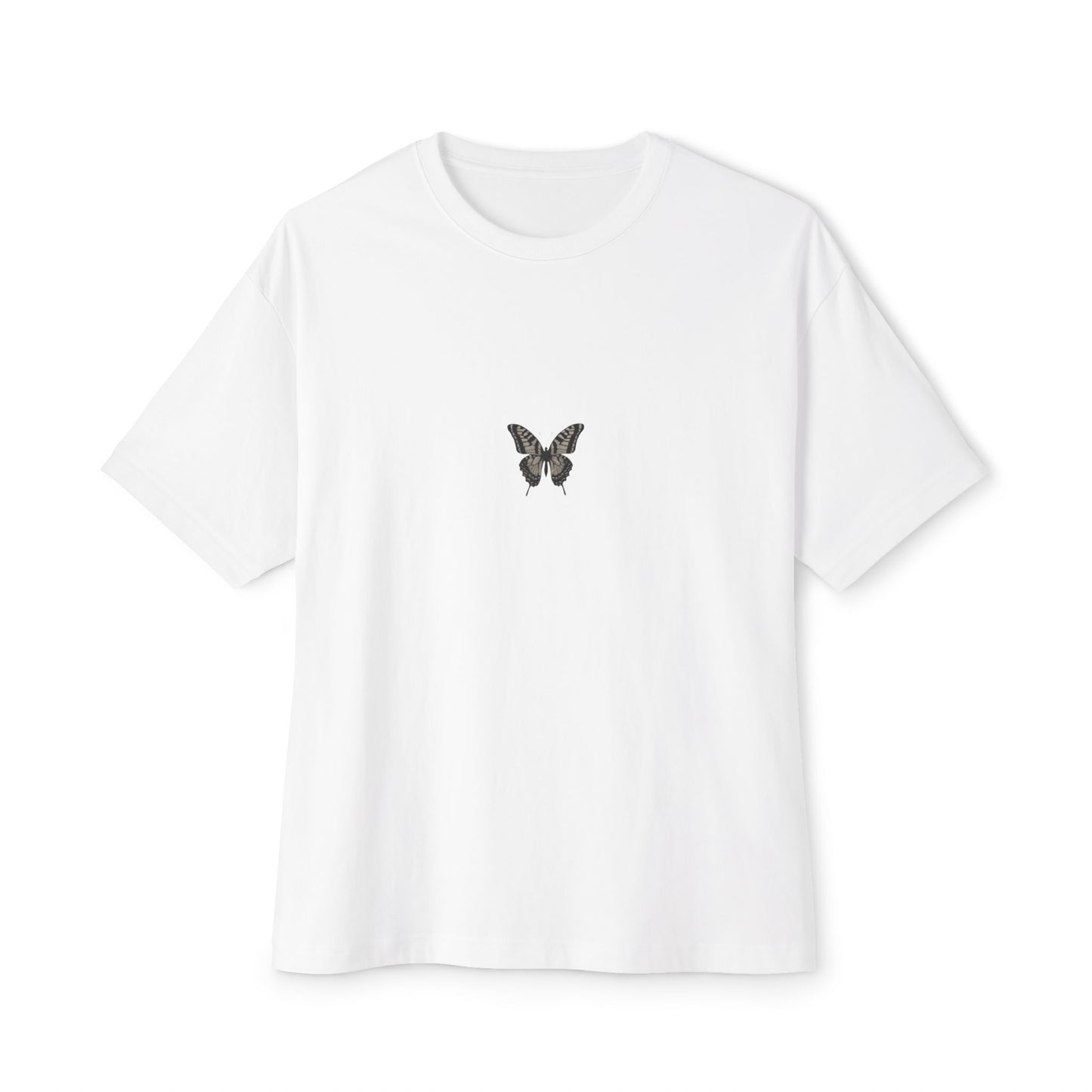 Oversized Butterfly Tee - Unisex Boxy Shirt with Hoodvibe Design