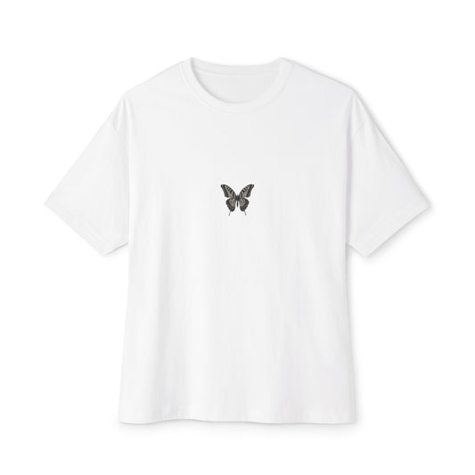 Oversized Butterfly Tee - Unisex Boxy Shirt with Hoodvibe Design