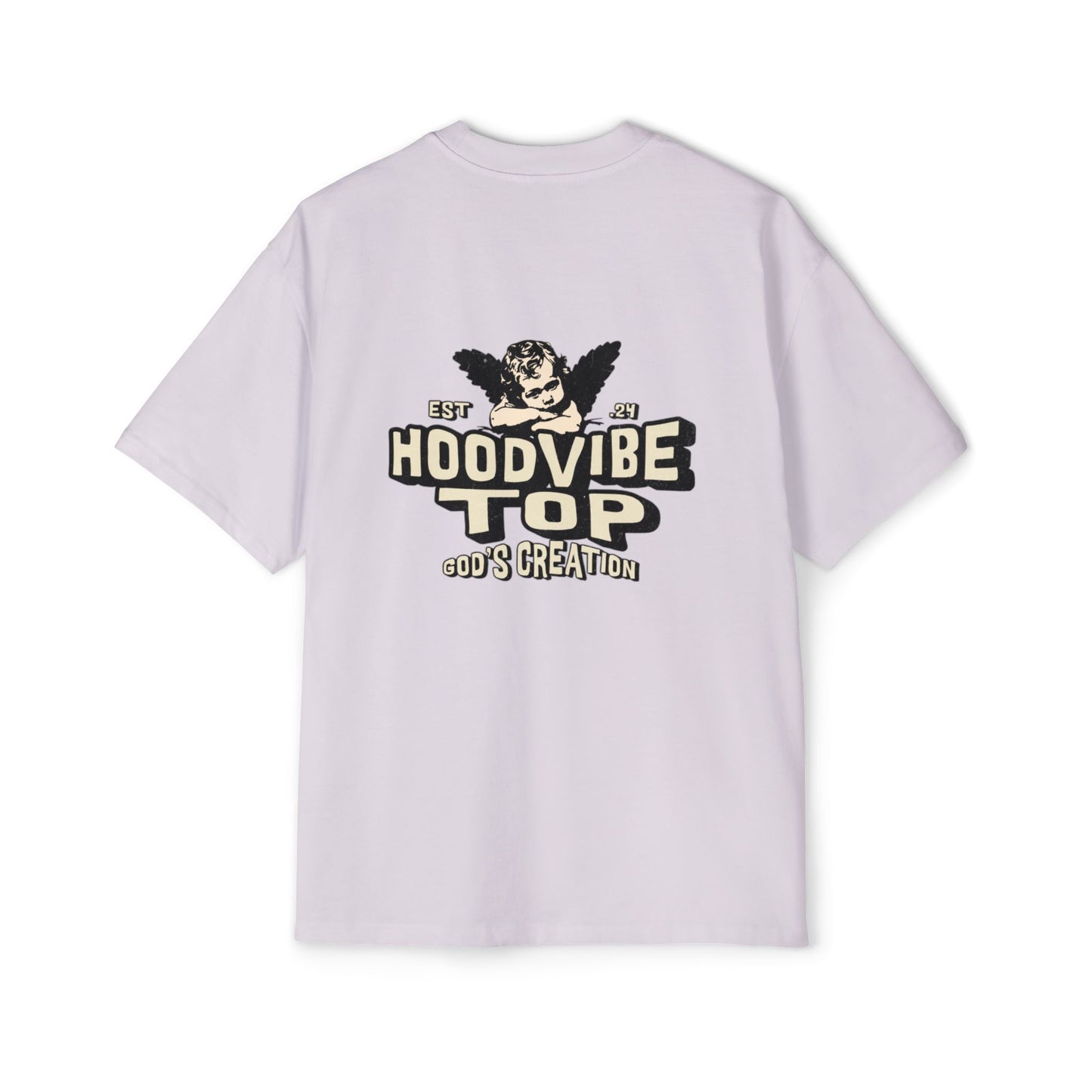 Men's Heavy Oversized Tee - Hoodvibe Top | Casual Streetwear, Unisex Graphic Tee