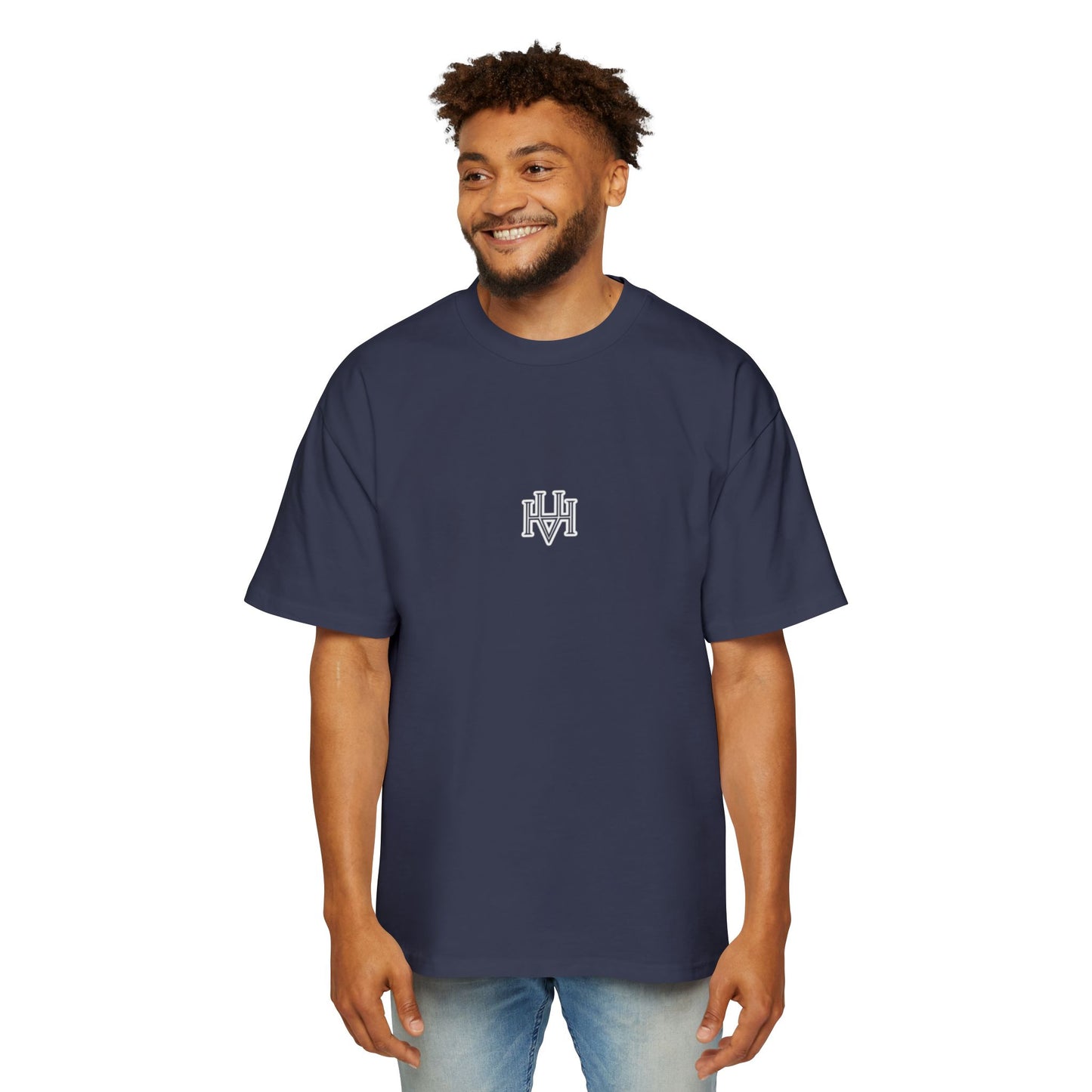 Men's Oversized Tee - Good Vibes Only Cupid Graphic Tee