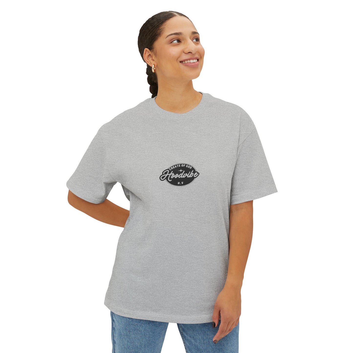 Unisex Oversized Boxy Tee - Create of God Hoodvibe Graphic Tee