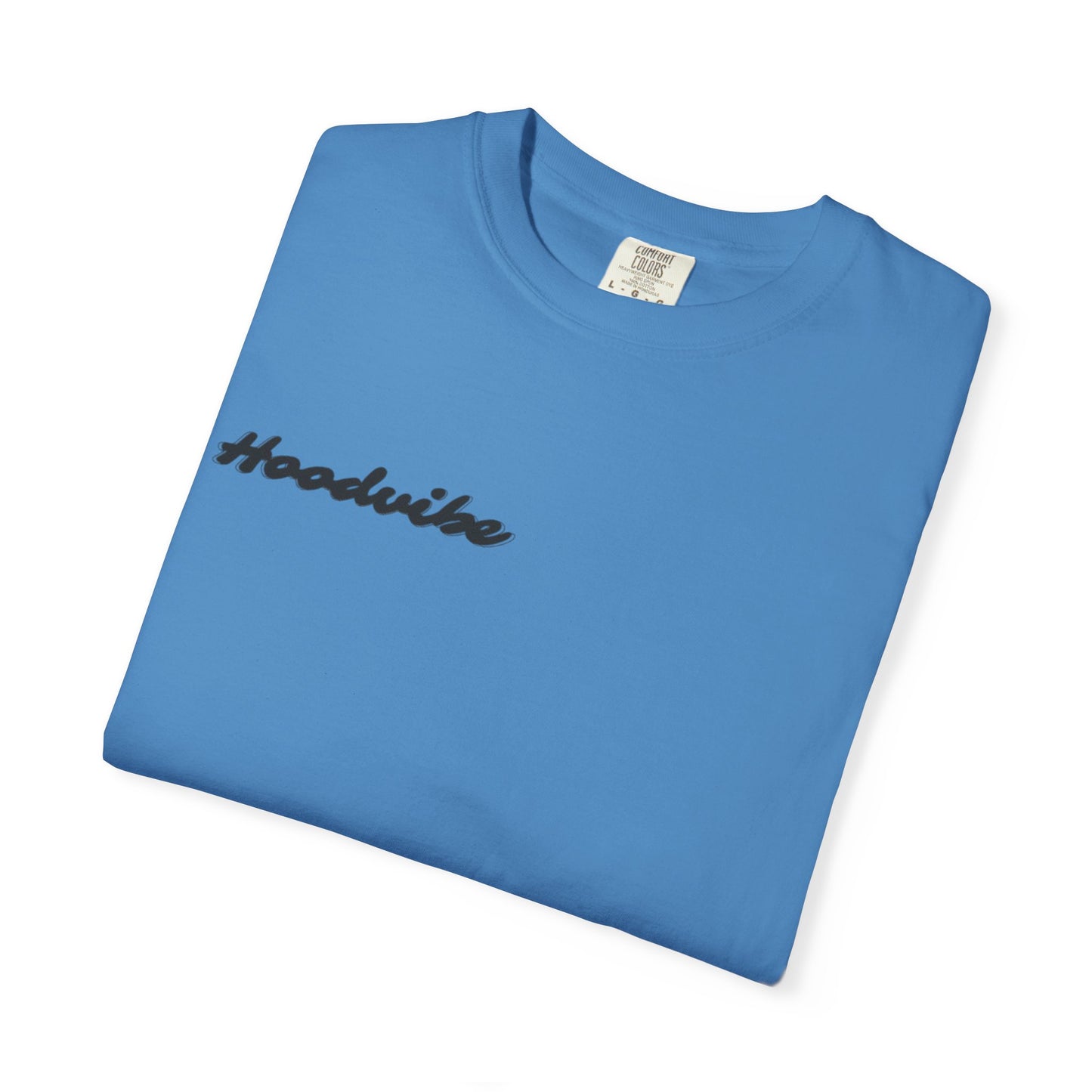 Hoodie-Inspired Floral Unisex Garment-Dyed T-Shirt