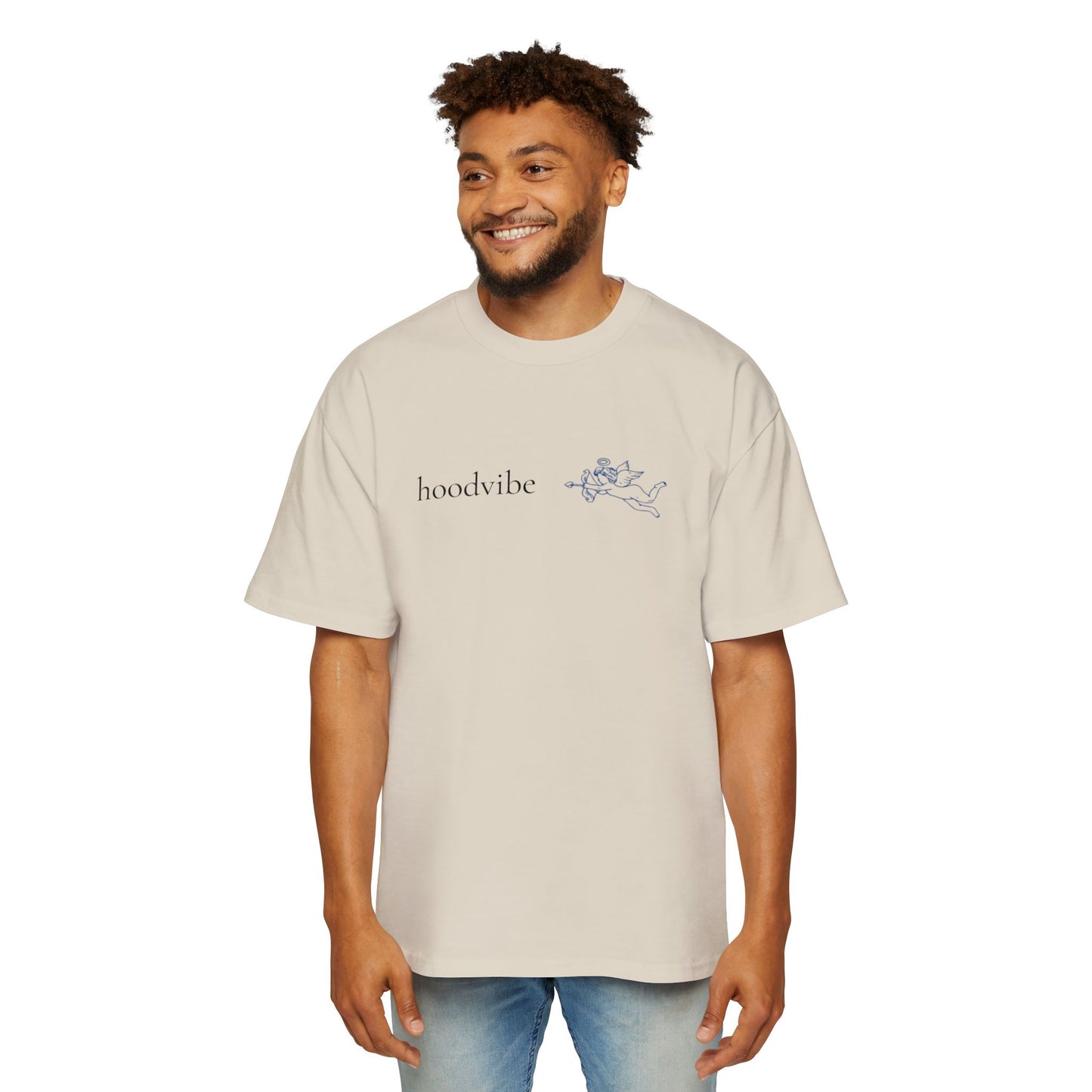 Men's Heavy Oversized Tee - Relaxed Fit Graphic T-Shirt for Casual Days, Unisex Everyday Wear, Streetwear Fashion, Cool Gift Idea